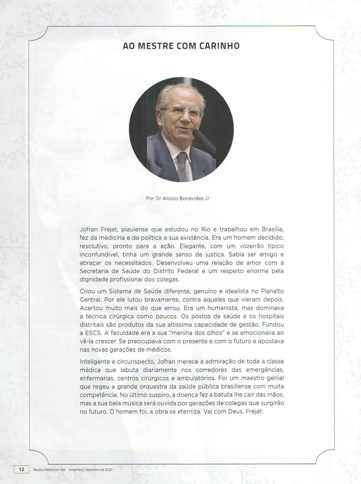 ao mestre com carinho dr jofran frejat