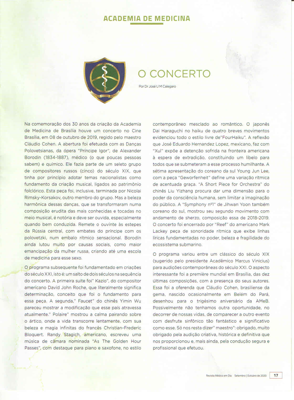o concerto set out