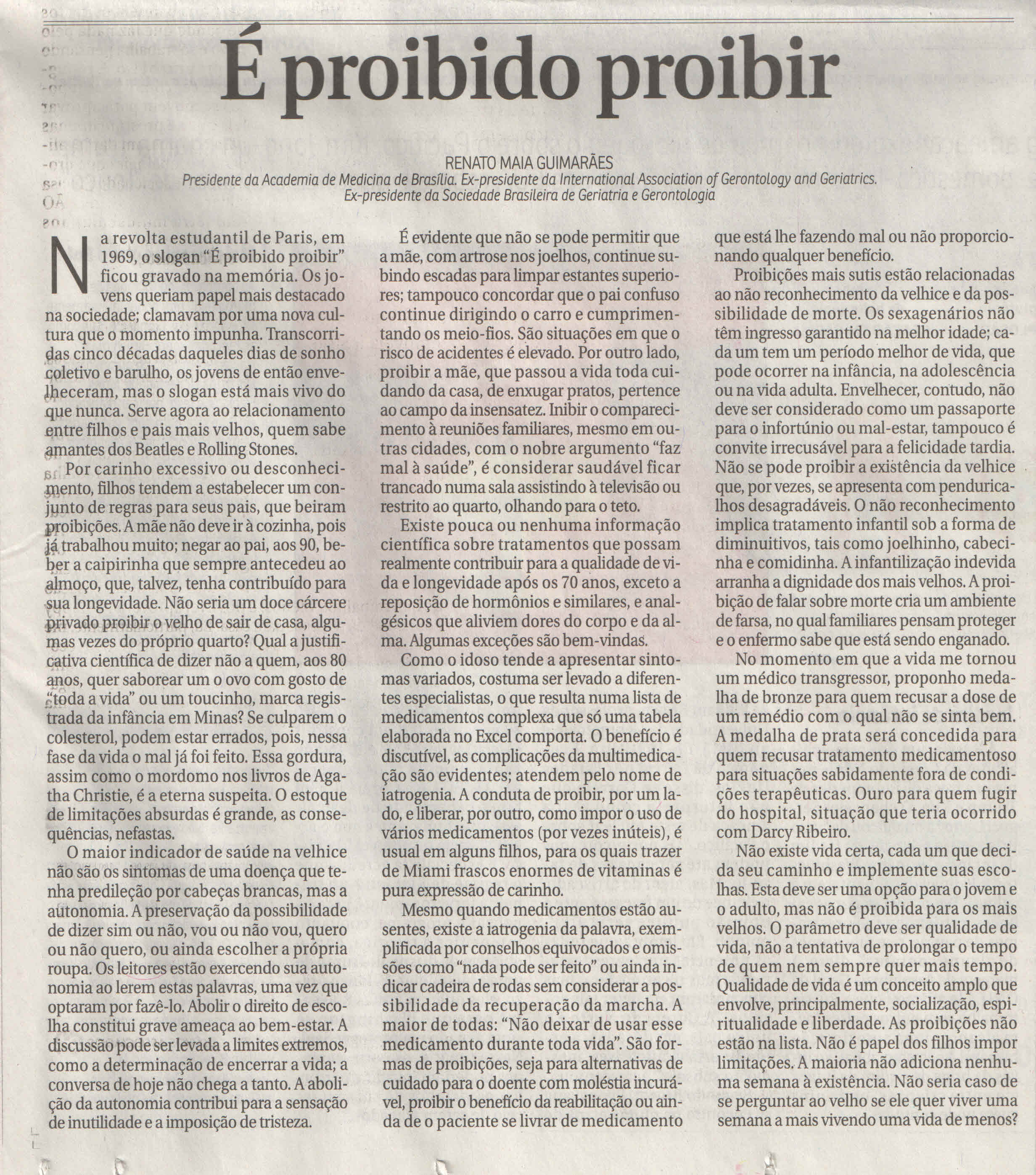 proibido proibir